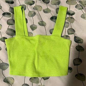 Fashion nova lime crop top